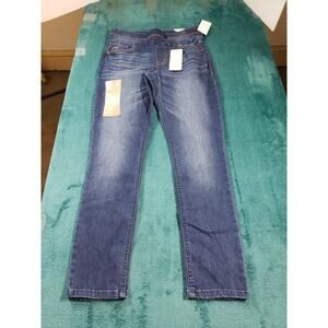 Recreation Jeans Sz Small Womens Blue Pants Stretch Mid Rise Ankle Pull on NWT